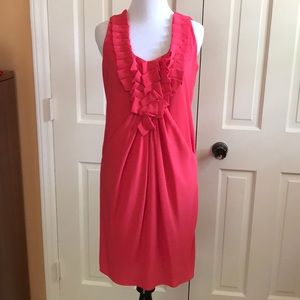 RACHEL Rachel Roy Coral Ruffle Occasion Dress. Sz4
